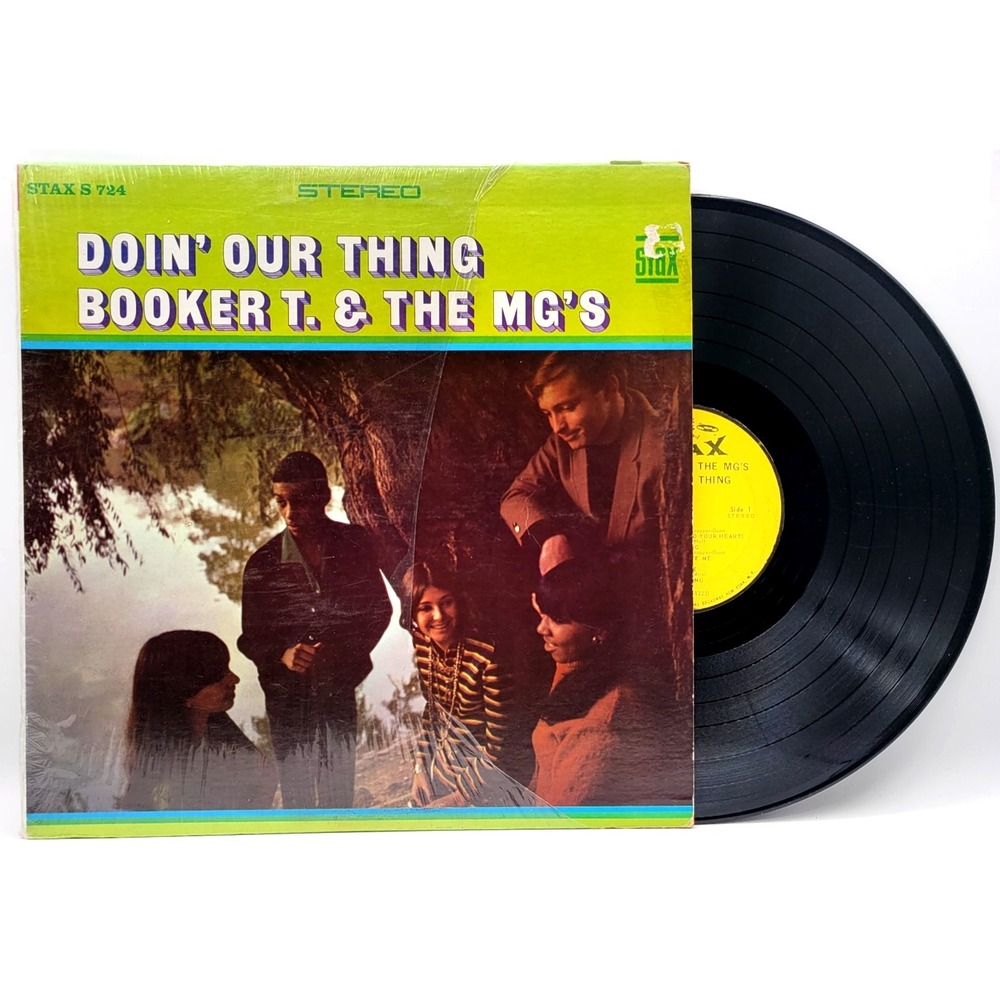 BOOKER T. & THE MG'S - DOIN' OUR THING - SOUL LP RECORD STAX S 724